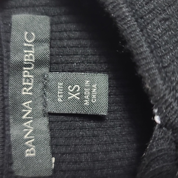 BANANA REPUBLIC Volta Halter Sweater Dress Crisscross Top Size Petite XSmall - Picture 2 of 15